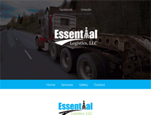 Tablet Screenshot of essentiallogistics.net